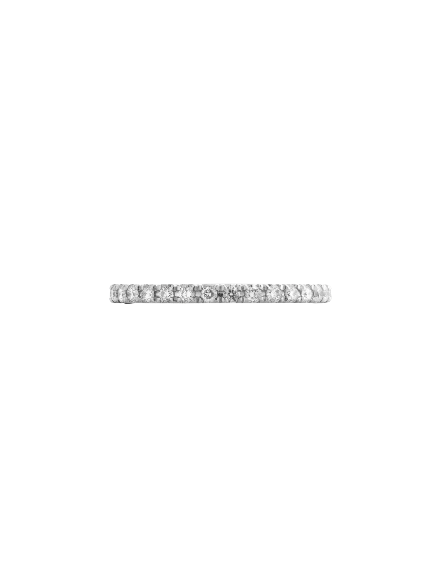 Petite grace eternity ring, 1,8 mm, white